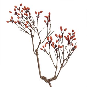 Branche décorative marron-orange 30x4x85 cm -...
