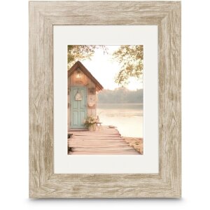Cadre Photo Cottage Hama, Brun, Effet Shabby et Used, 10...