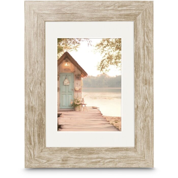 Cadre photo Cottage marron 20x30 cm – Style Shabby élégant