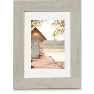 Cadre photo Cottage taupe Hama 15 x 20 cm