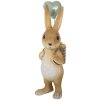 Décoration Lapin Clayre & Eef 7x5x17 cm Marron-Vert