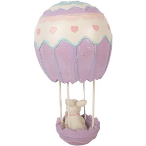 Décoration Lapin dans Ballon à Chaleur Ø12x20 cm – Clayre & Eef