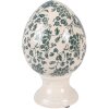 Œuf sur Pied Clayre & Eef Ø12x19 cm Beige Vert