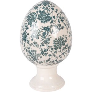 Clayre & Eef - Oeuf sur Pied en Porcelaine,...