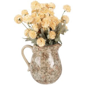 Pot décoratif Clayre & Eef 20x16x20 cm beige vert