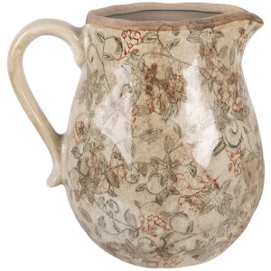 Pot décoratif Clayre & Eef 20x16x20 cm beige vert