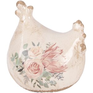 Décoration Poulet Clayre & Eef Beige Rose...