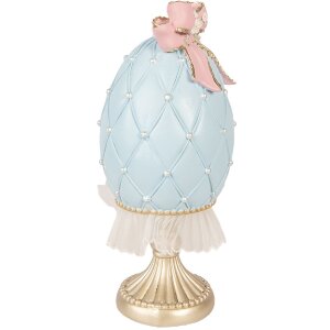 Décoration Oeuf Bleu-Or Clayre & Eef Ø...