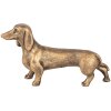 Décoration Chien Clayre & Eef – Bronze Marron 14x4x8 cm