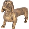 Décoration Chien Clayre & Eef – Bronze Marron 14x4x8 cm