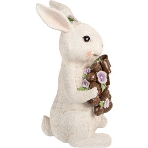 Décoration Lapin Clayre & Eef Blanc-Brun...