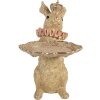 Décoration Lapin avec Assiette Clayre & Eef 31x20x33 cm