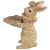 Décoration Lapin avec Assiette Clayre & Eef 31x20x33 cm