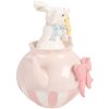 Décoration Lapin Blanc Rose 20x14x20 cm - Clayre & Eef