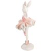 Décoration Lapin Clayre & Eef Blanc Rose 16x16x35 cm