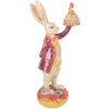 Décoration Lapin avec Gâteau Clayre & Eef 14x10x30 cm