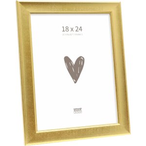 Cadre photo Deknudt S244 doré 18x24 cm