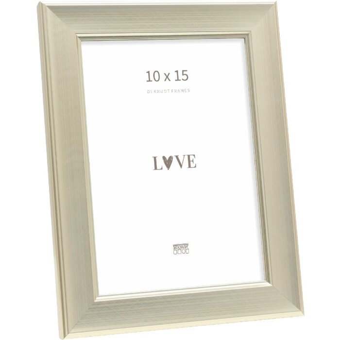 Cadre photo Deknudt S244 argent 10x15 cm