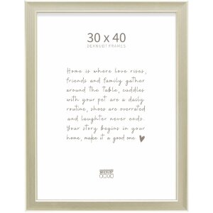 Cadre photo Deknudt S244 argent 30x40 cm