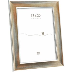 Cadre photo Deknudt S244 bronze 15x20 cm, moulure...