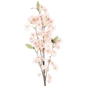 Branche de fleurs réaliste rose/vert 10x12x90 cm - Clayre & Eef