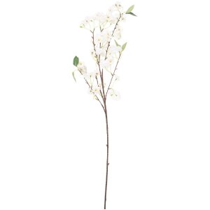 Décoration florale réaliste Clayre & Eef blanc vert 10x12x90 cm