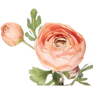 Fleur artificielle mousse de trèfle orange-vert 6x10x52 cm - Clayre & Eef