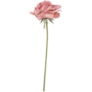 Fleur artificielle rose Clayre & Eef 10x10x35 cm