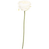 Clayre & Eef Rose Artificielle 9x9x35 cm Blanc-VERT