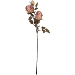 Branche décorative rose et verte Clayre & Eef 70 cm