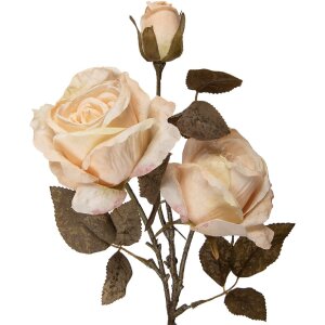 Décoration Branche Fleurs 12x12x70 cm Blanc Vert Clayre & Eef