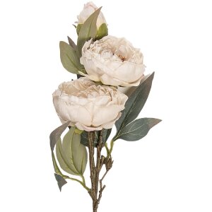 Décoration Branche de Fleurs Blanc-VERT 16x16x72 cm Clayre & Eef