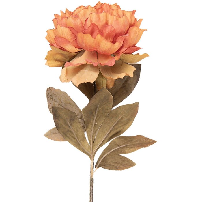 Fleur artificielle de prunelle orange 70 cm – Clayre & Eef