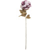 Fleur artificielle pivoine Clayre & Eef 14x14x70 cm violet vert