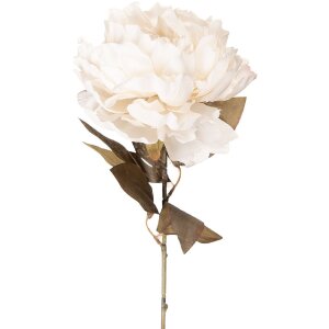 Faux fleur pivoine de mai blanc-vert 14x14x70 cm Clayre & Eef