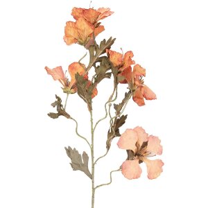 Décoration Branche Fleurs Orange Vert Clayre & Eef