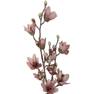 Clayre & Eef 5PL0255P Dekoration Zweig mit Blumen Rosaton Braun 12x15x92 cm