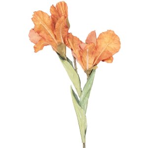 Clayre & Eef 5PL0256O Dekozweig mit Blumen orange...