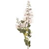 Branche décorative fleurie blanc-vert 10x13x100 cm