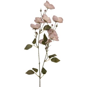 Décoration florale réaliste violet-vert 10x14x80 cm