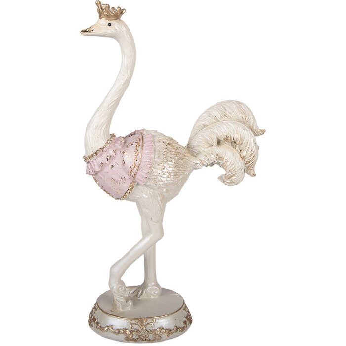 Décoration Bouquet Clayre & Eef Blanc Rosé 23x11x41 cm