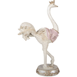 Décoration Bouquet Clayre & Eef Blanc Rosé 23x11x41 cm