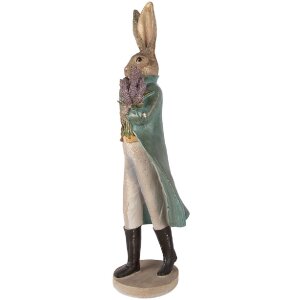Décoration Lapin Doré Clayre & Eef 17x15x53 cm