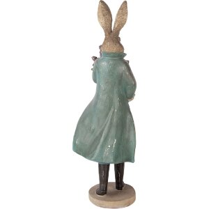 Décoration Lapin Doré Clayre & Eef 17x15x53 cm