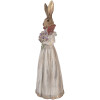 Clayre & Eef Décoration Lapin Naturel Gris-Brun 18x16x53 cm