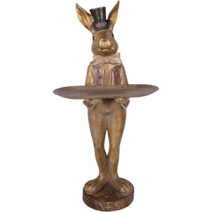 Décoration Lapin avec Assiette – Clayre & Eef