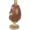Décoration œuf lapin marron doré Ø 12x26 cm - Clayre & Eef