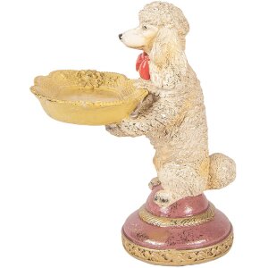 Décoration Chien avec Bol – Clayre & Eef