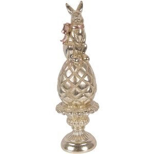 Décoration lapin sur œuf Ø 8x28 cm – Clayre & Eef