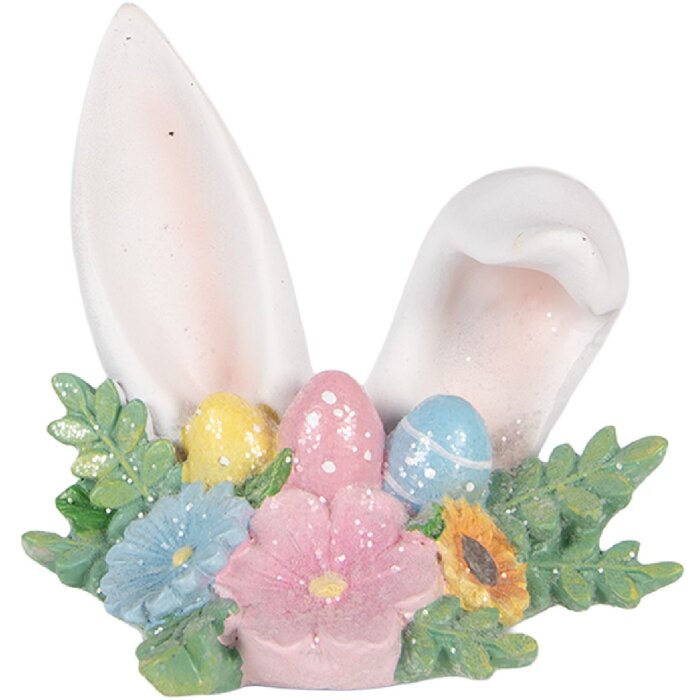 Clayre & Eef - Oreilles de Lapin Déco Multicolore Blanc